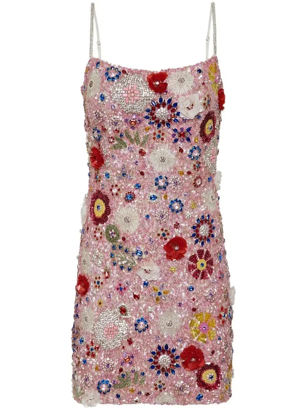 Rachel Gilbert Francesca Mini Dress Pink Multi Size 0 / AU 6 photo 5