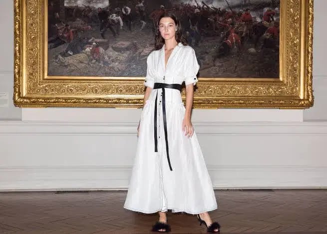 Aje Isotoma Midi Dress White Size 6 photo 4