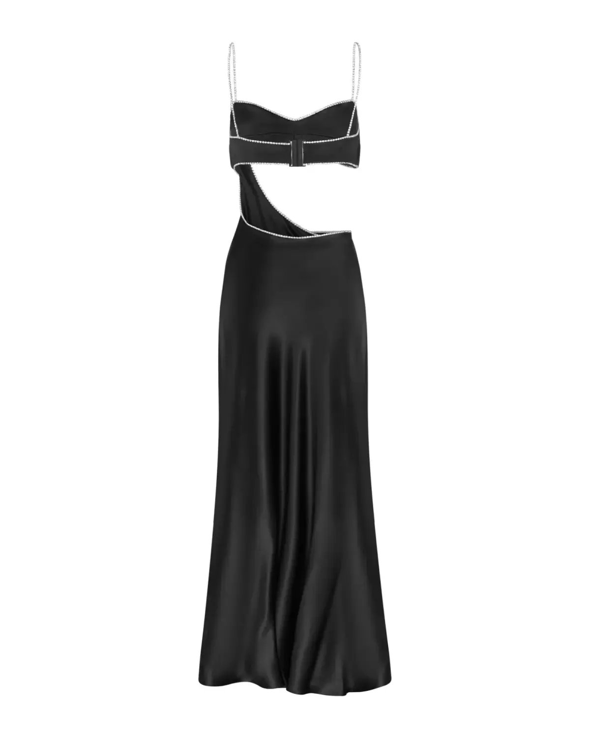 Michael Lo Sordo Symic Crystalline Luna Dress Black Size AU 8 photo 6