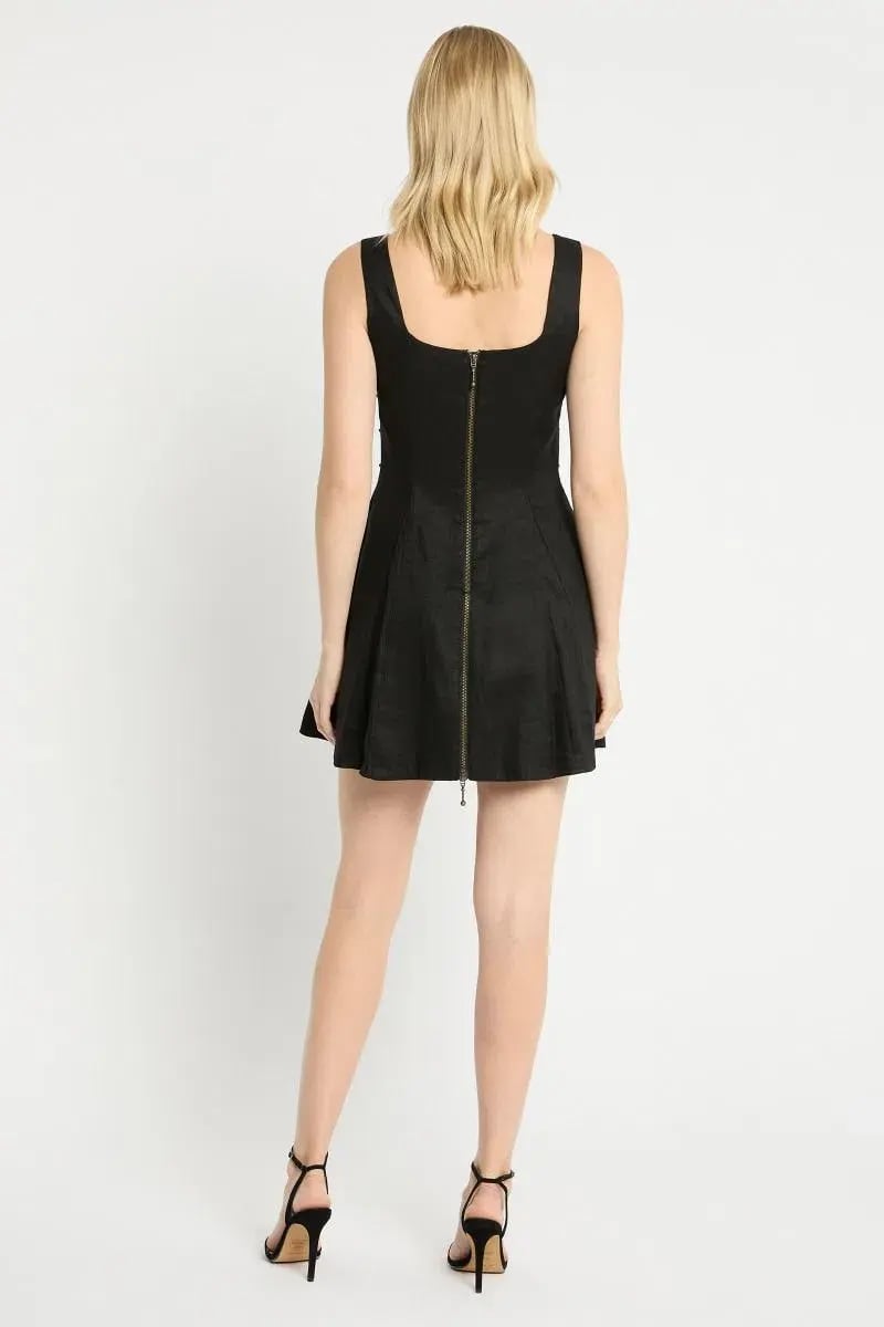 Sass and Bide Abstract After Dark Dress Faded Black Size 4 photo 3