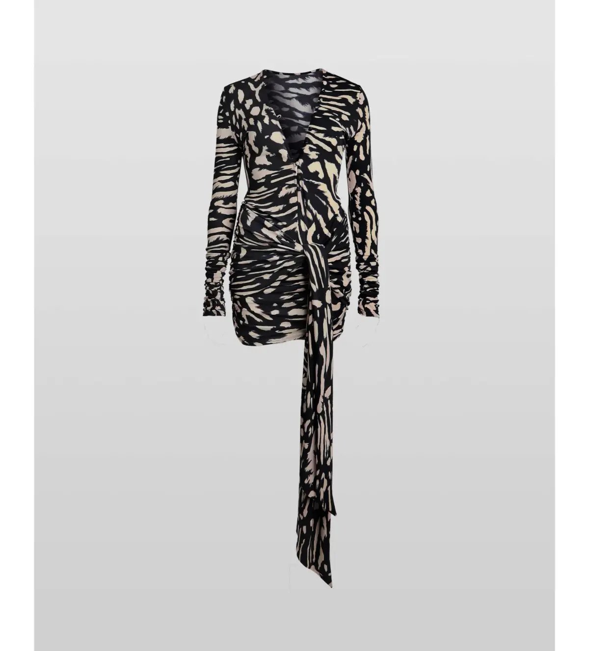 Rat & Boa Leontina Mini Dress Animal Print Size 6 photo 3