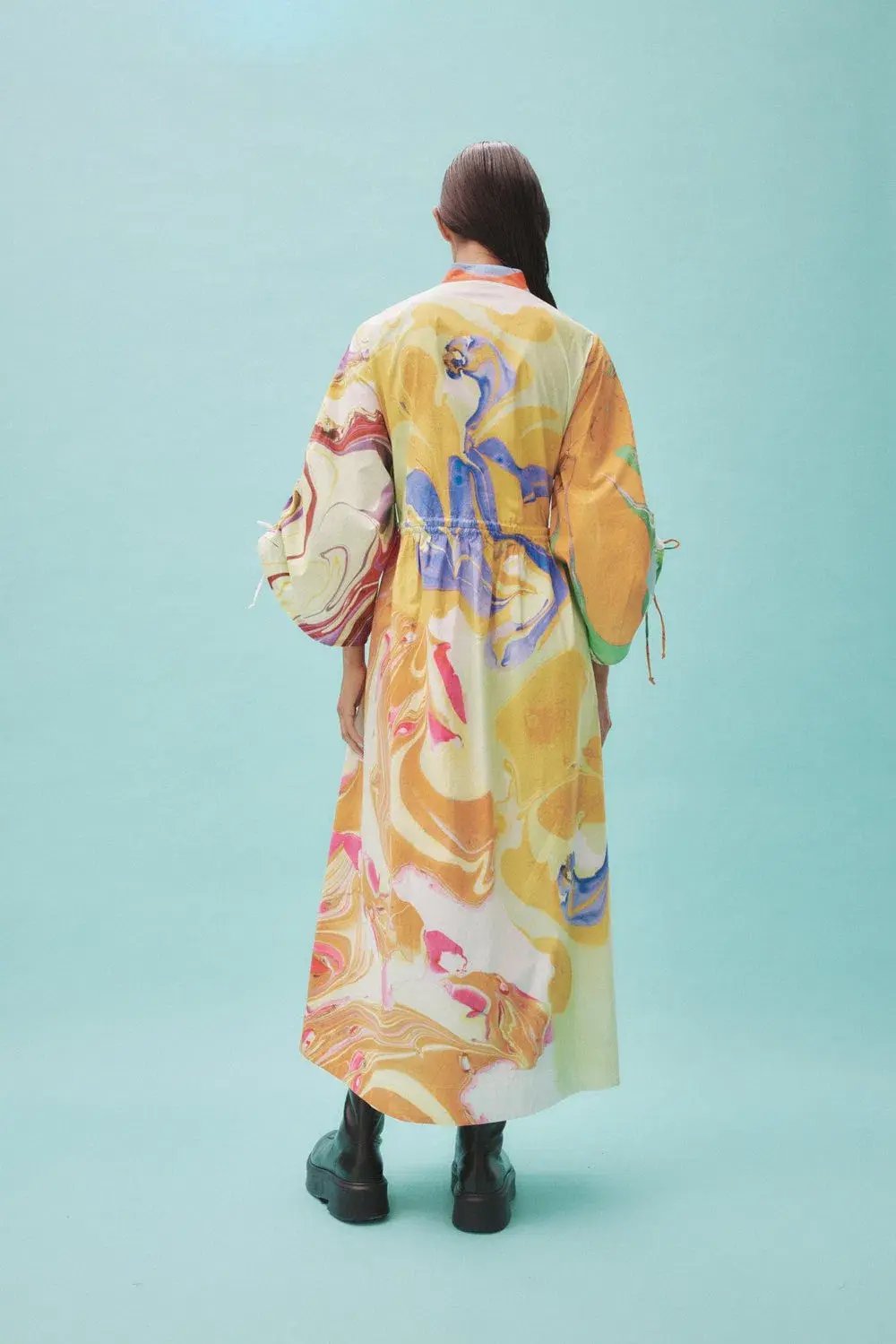 Alemais Luca Shirtdress Multi Size 14 photo 2