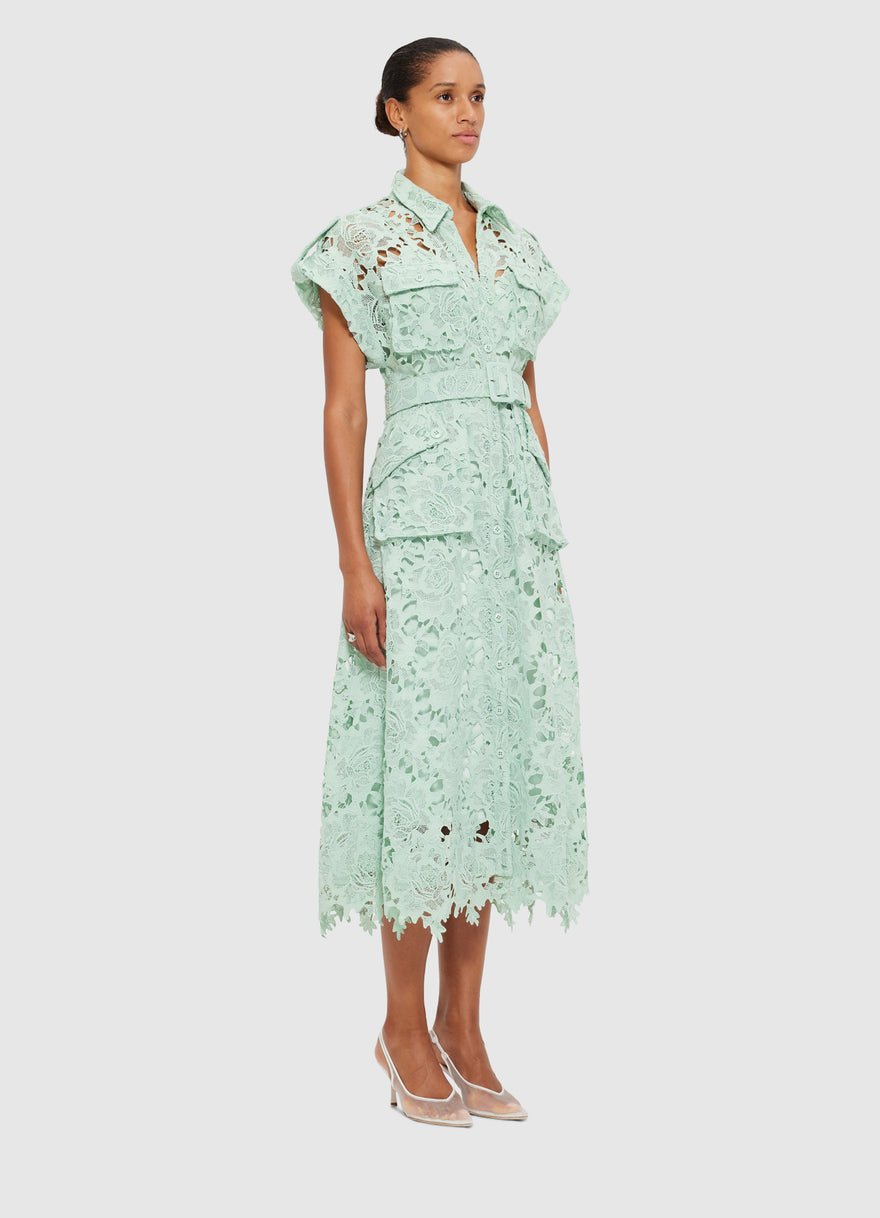 Leo Lin Audrey Lace Midi Dress photo 3