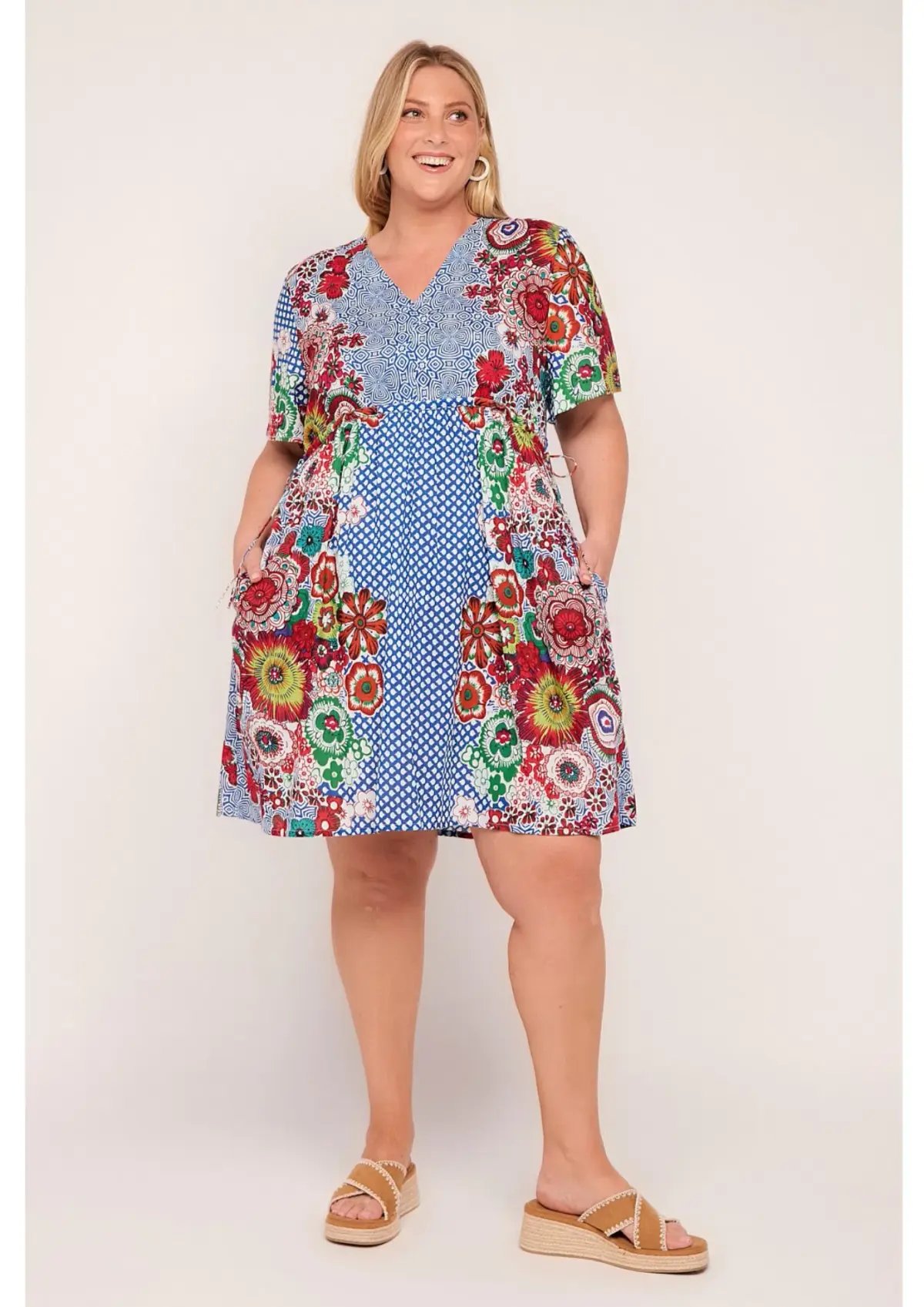 Adrift Iris Short Dress in Saleya Size L / AU 14 photo 2