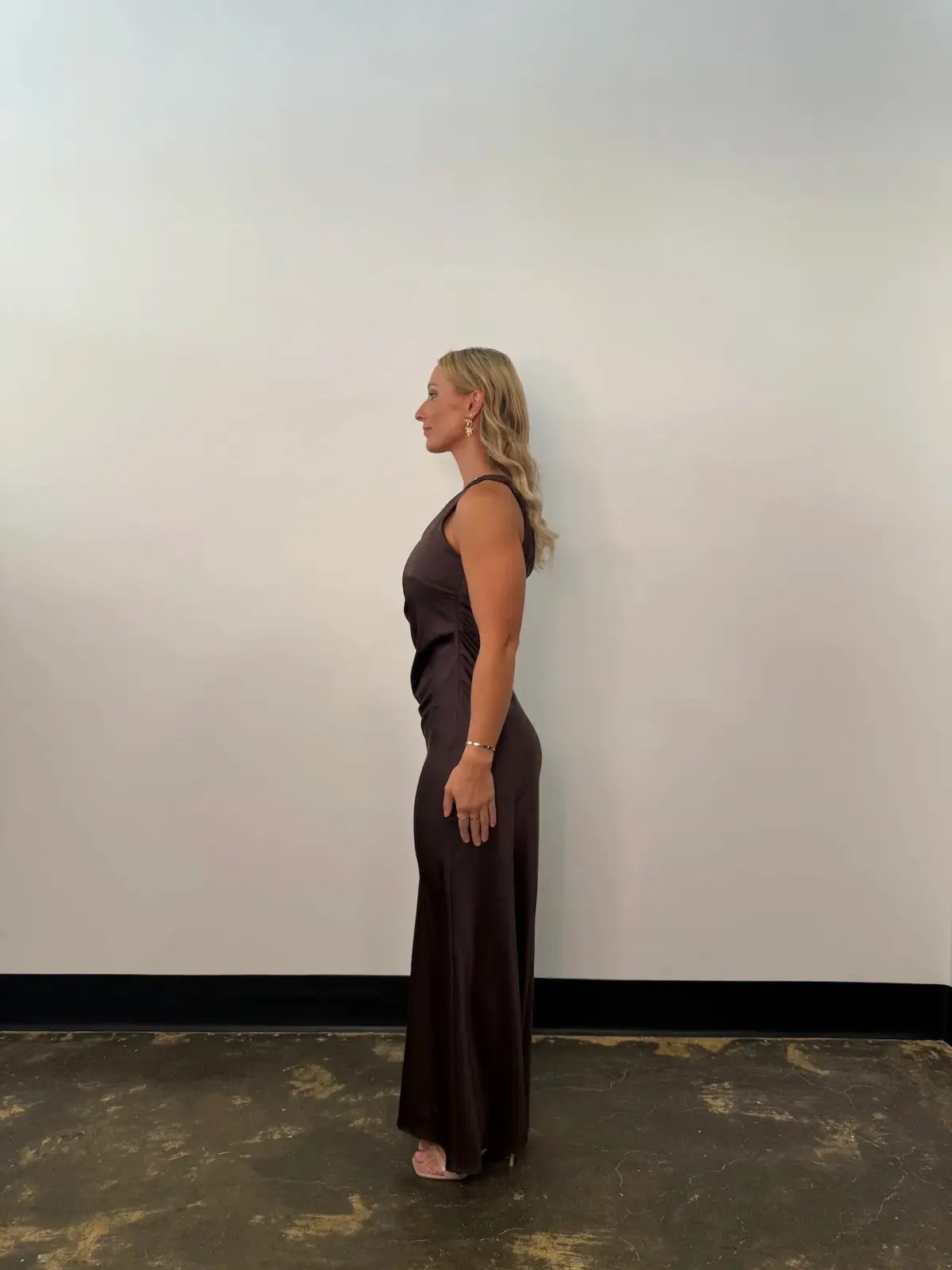 Bec & Bridge Lunetta Asym Maxi Dress in Dark Chocolate Size AU 12 photo 2