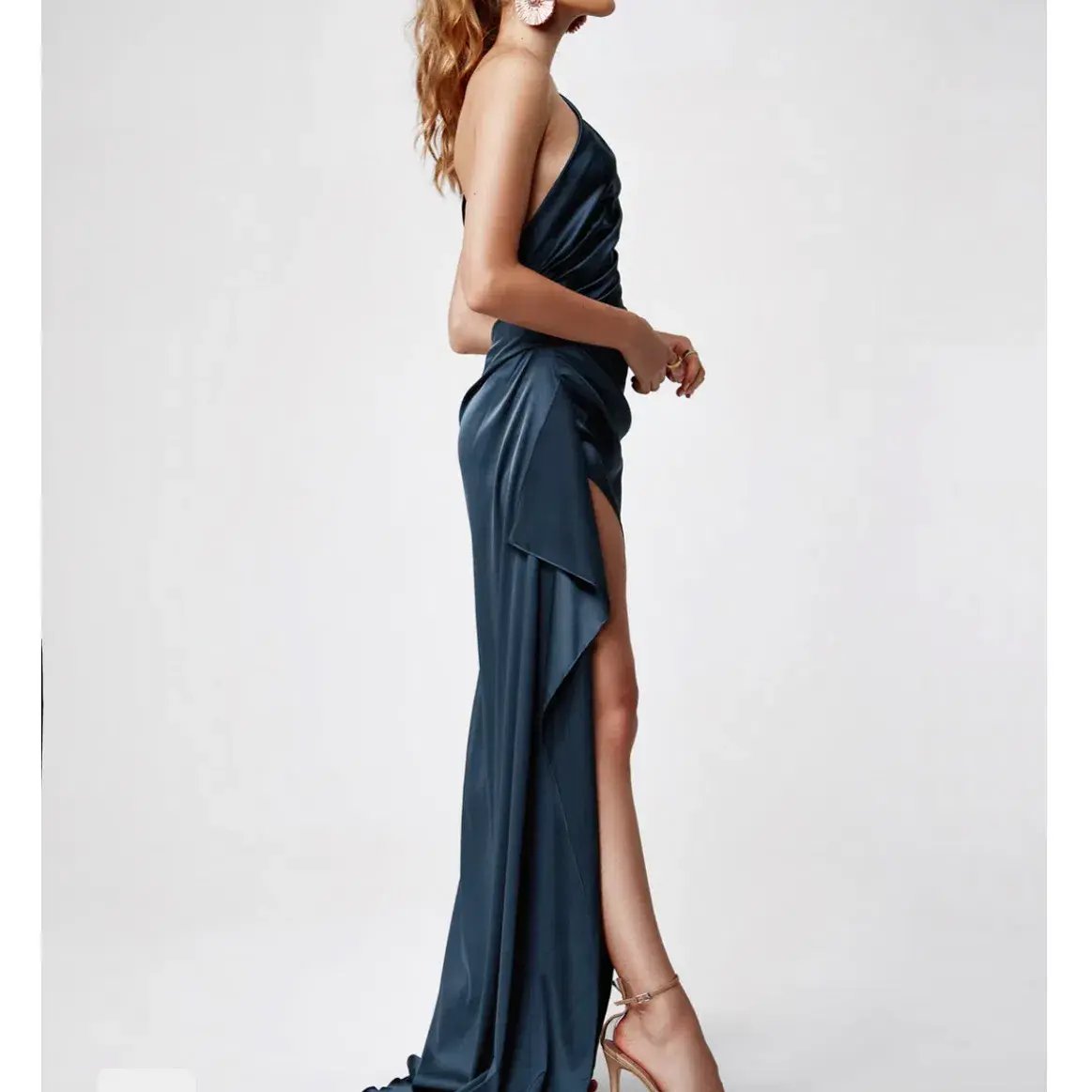 Lexi Samira Maxi Dress Orion Blue Size 8 photo 2