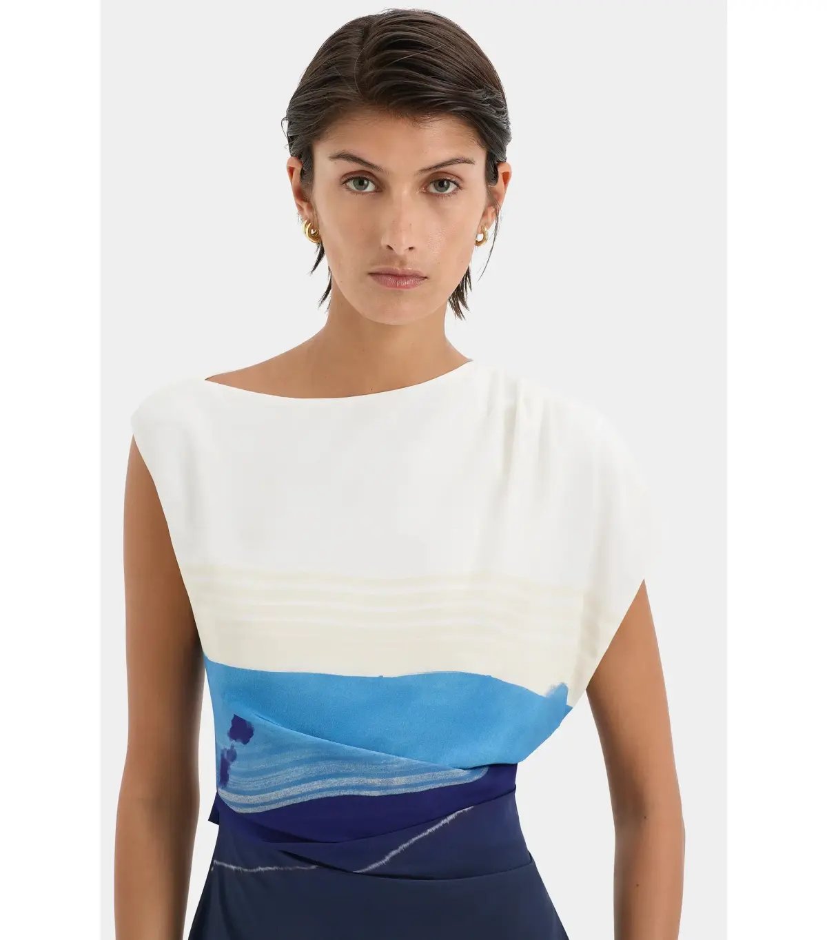 Sir the Label Mariner Midi Dress Shoreline Stripe Size AU 12 photo 6