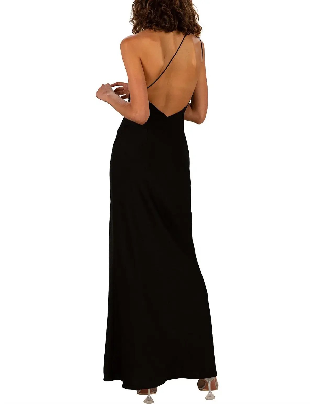 Misha Siv Gown Black Size 8 photo 4