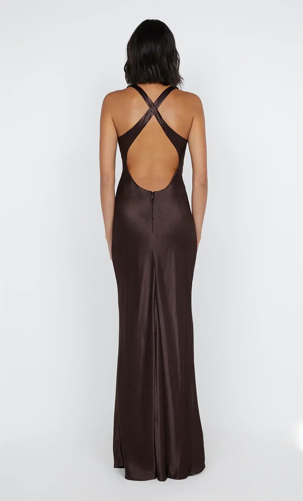 Bec & Bridge Maxina Crossover Maxi Dress Brown Size 12 photo 3