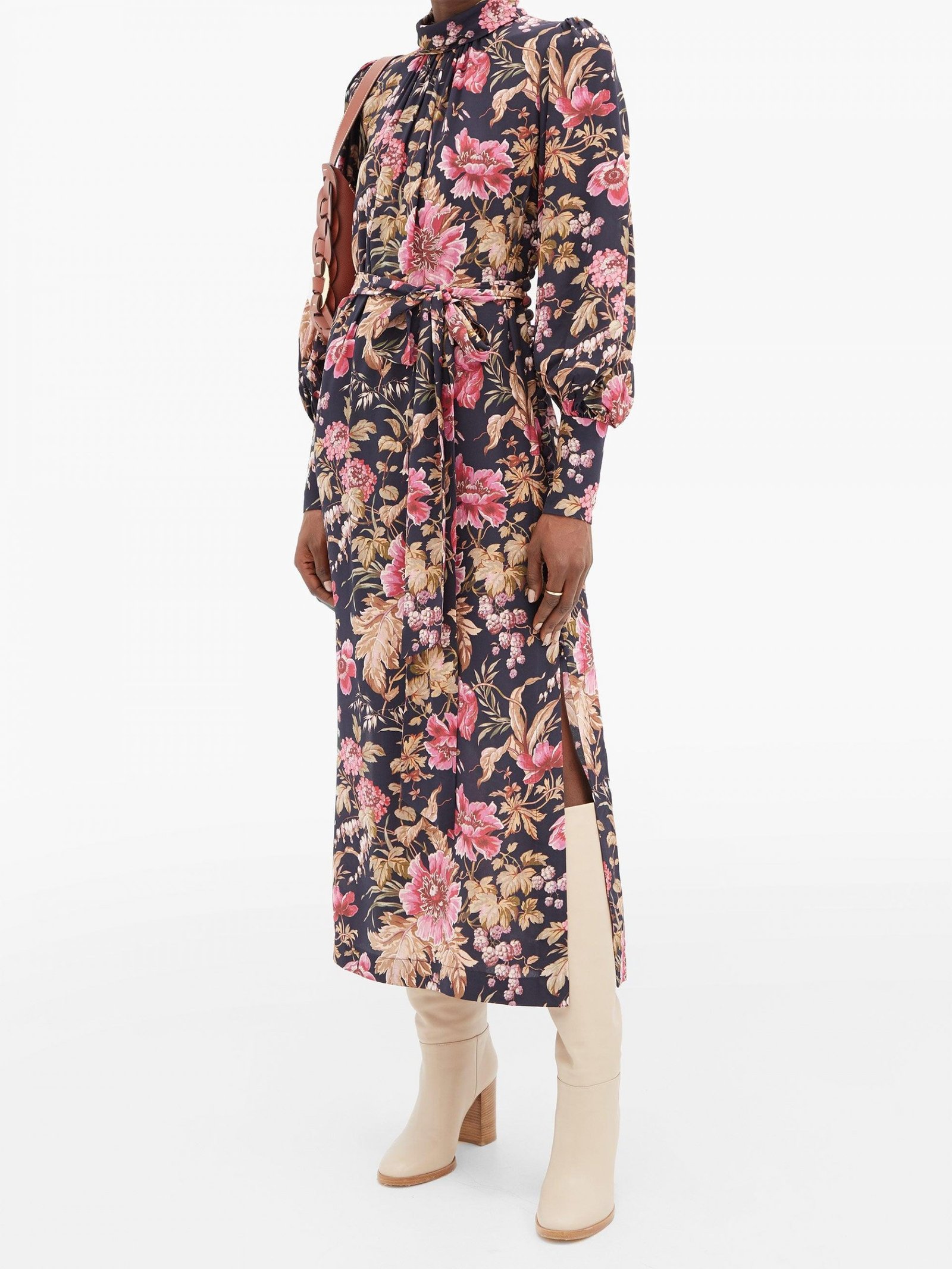 ZIMMERMANN Lucky Floral-print Silk-chiffon Midi Dress photo 2