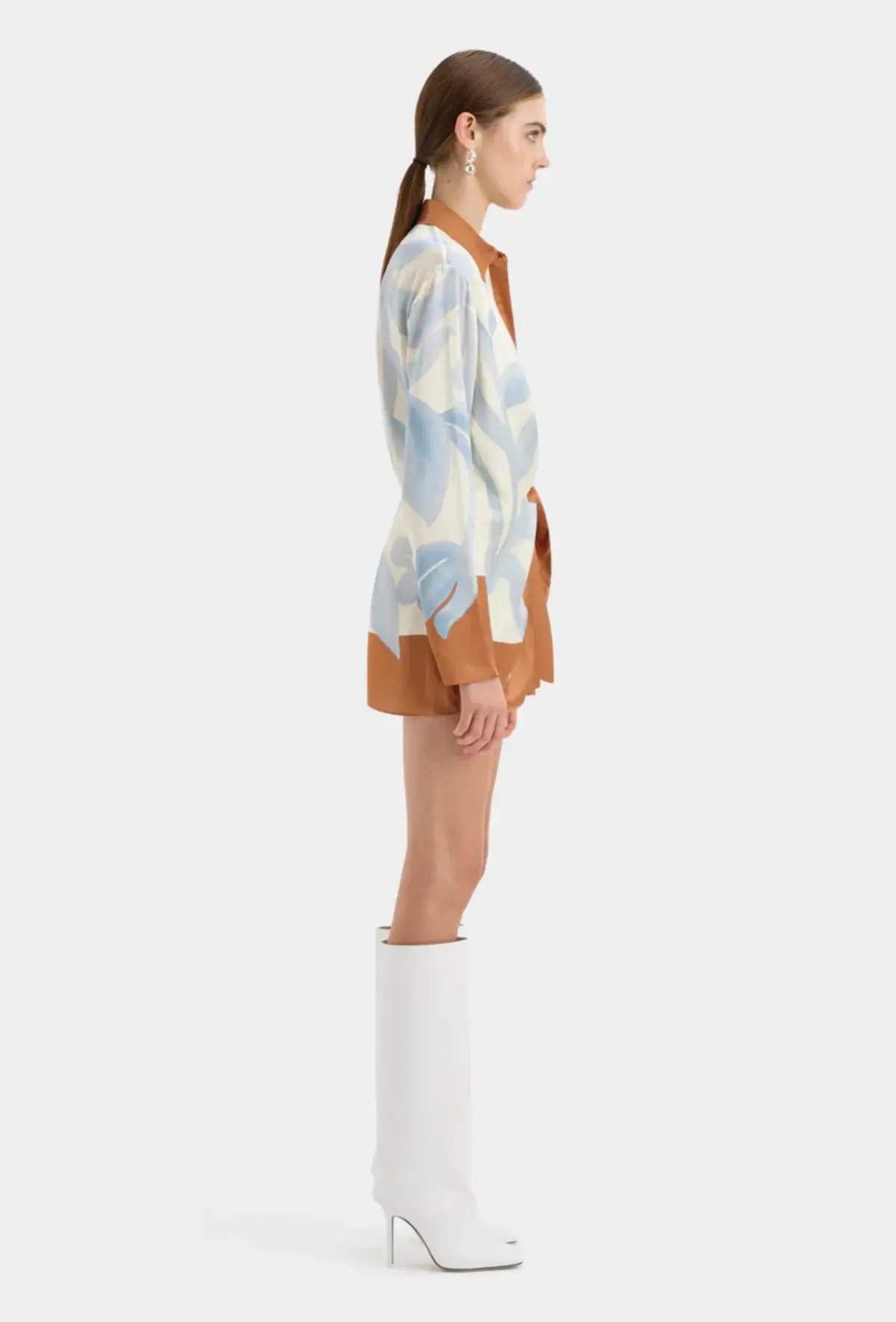 Sir The Label Sorrento Shirt Dress Multi Size 8 photo 3