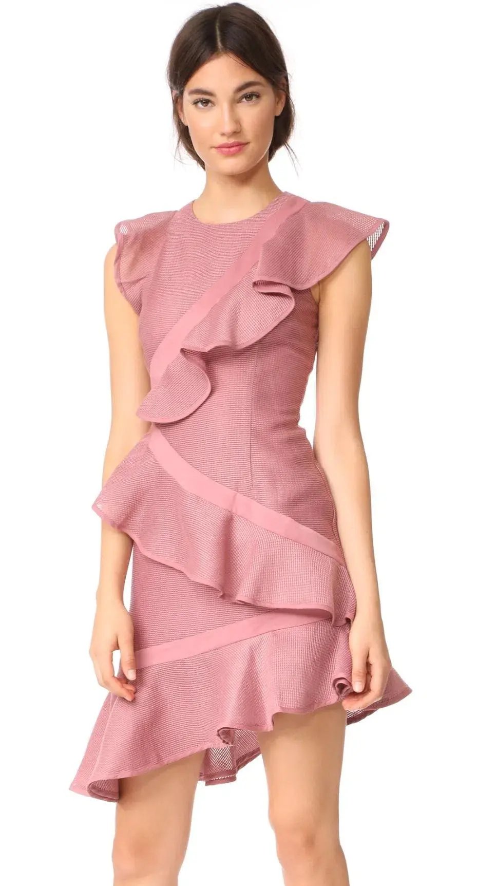 Keepsake Flashing Lights Mini Dress Pink Size 14 photo 2