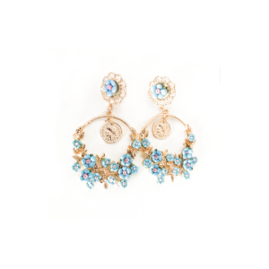 Ashlee Lauren Blue Poppy Earrings photo 2