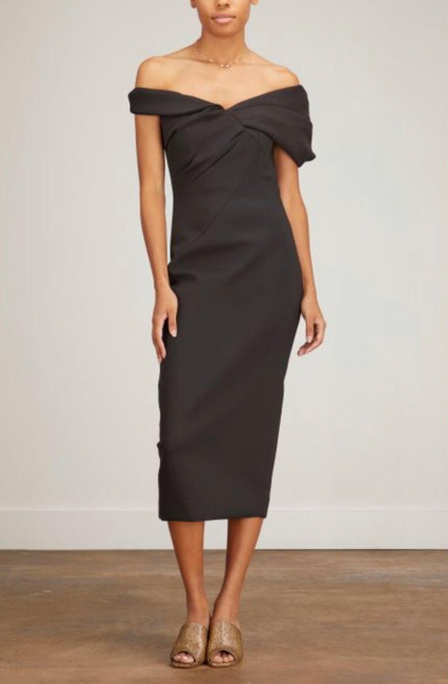Rachel Gilbert Matteo Dress In Black photo 4