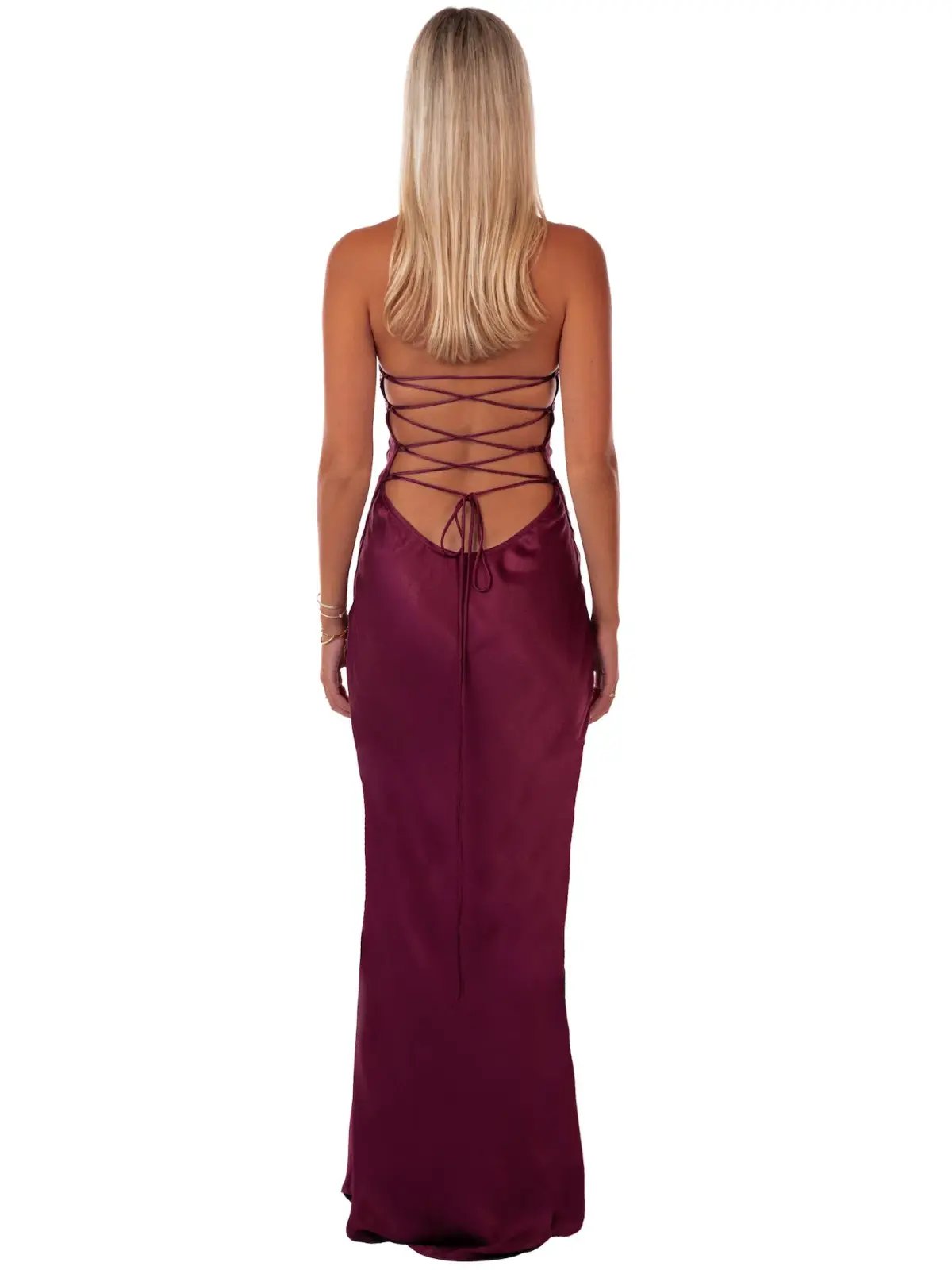 I Am Delilah Jade Maxi Dress in Berry Size M AU 10 photo 3