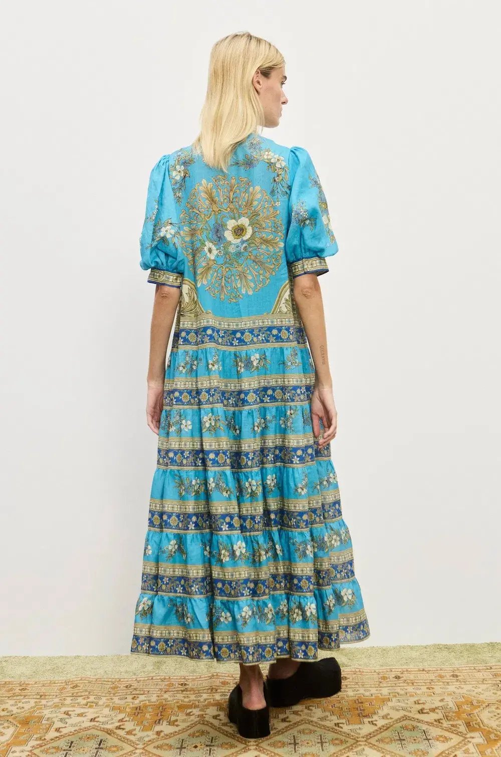 Alemais Cassie Tiered Midi Dress- 4 photo 3