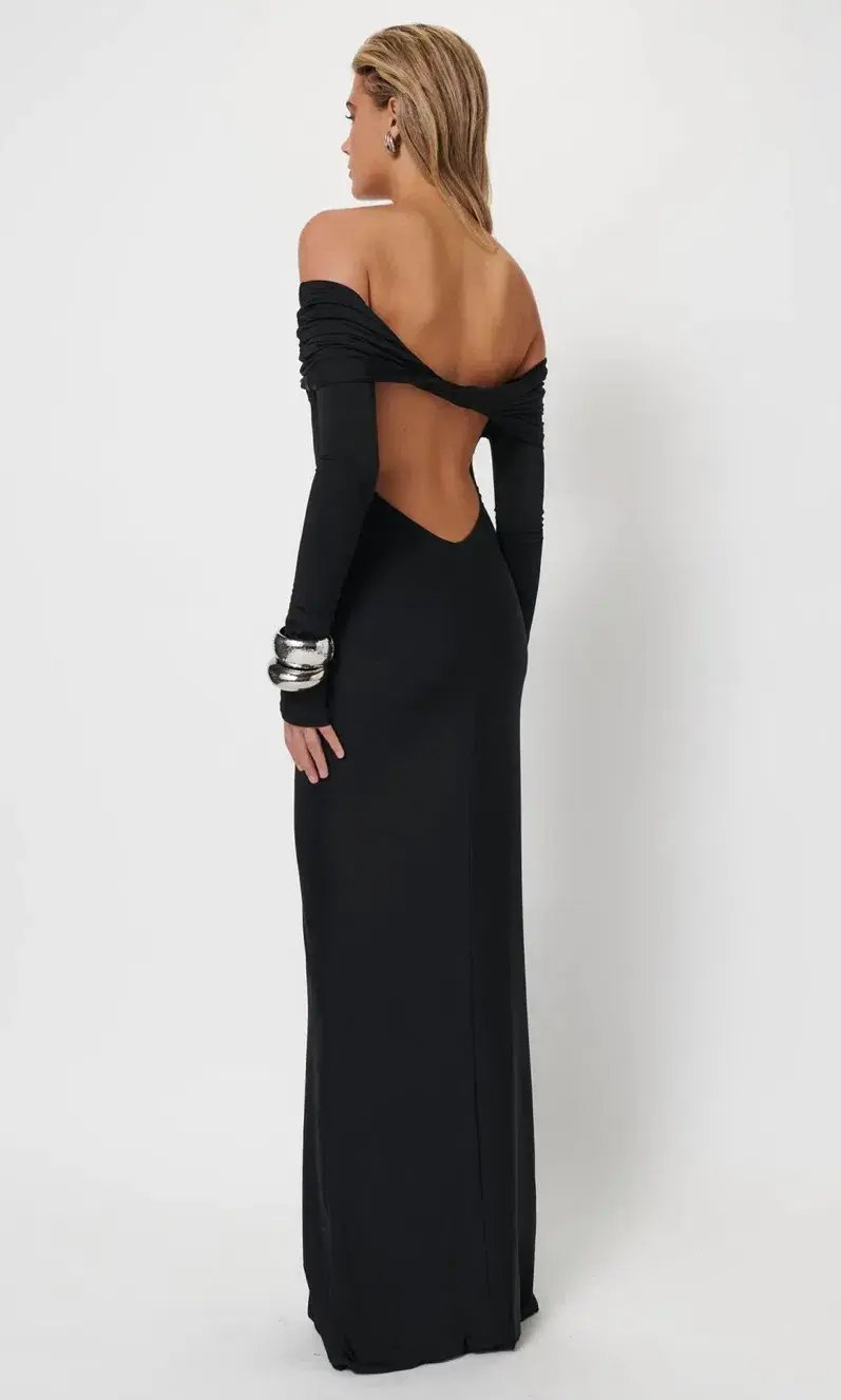 Effie Kats The Gwen Gown in Black Size 10 photo 4