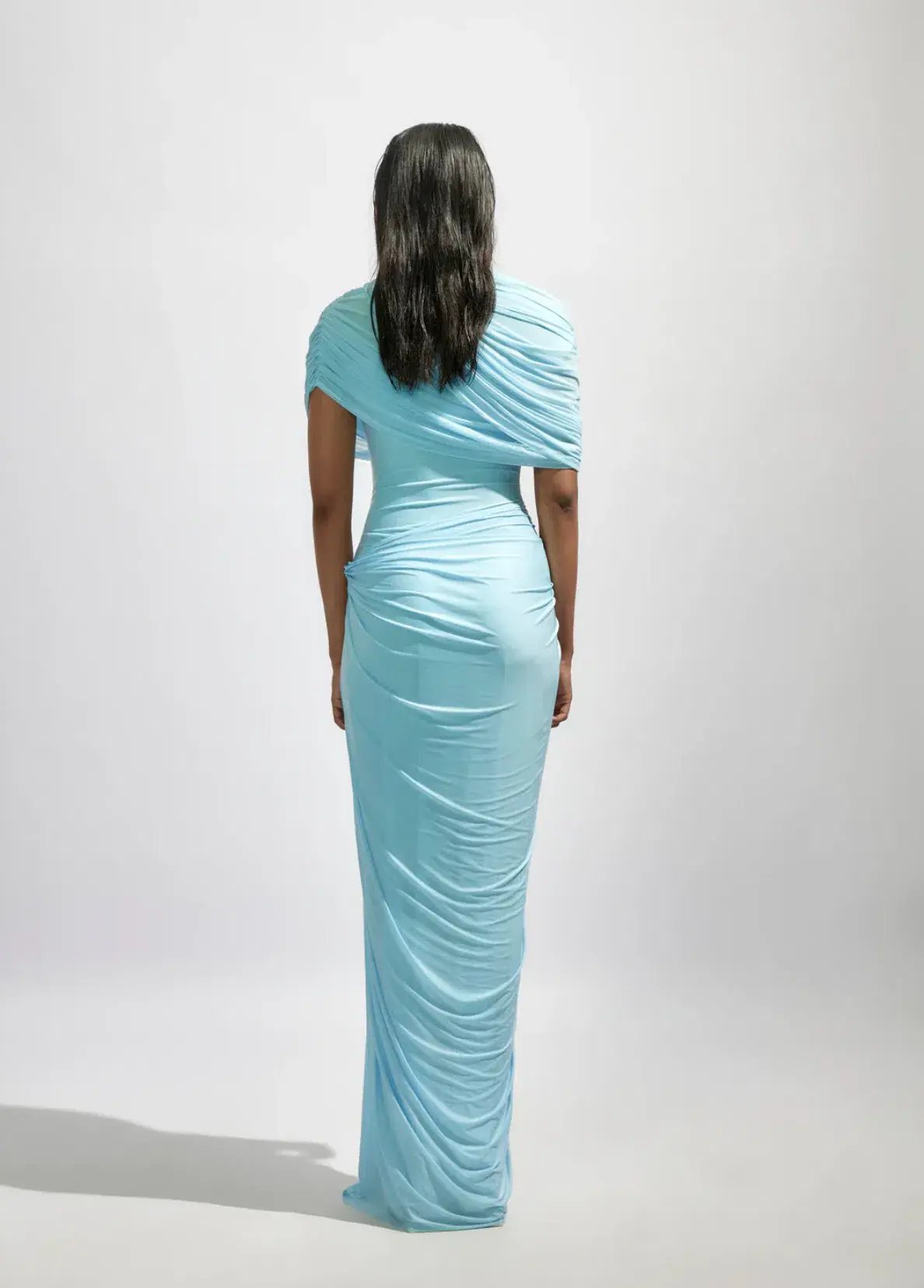 Deme by Gabriella Jasmine Gown Blue Size 8 photo 3