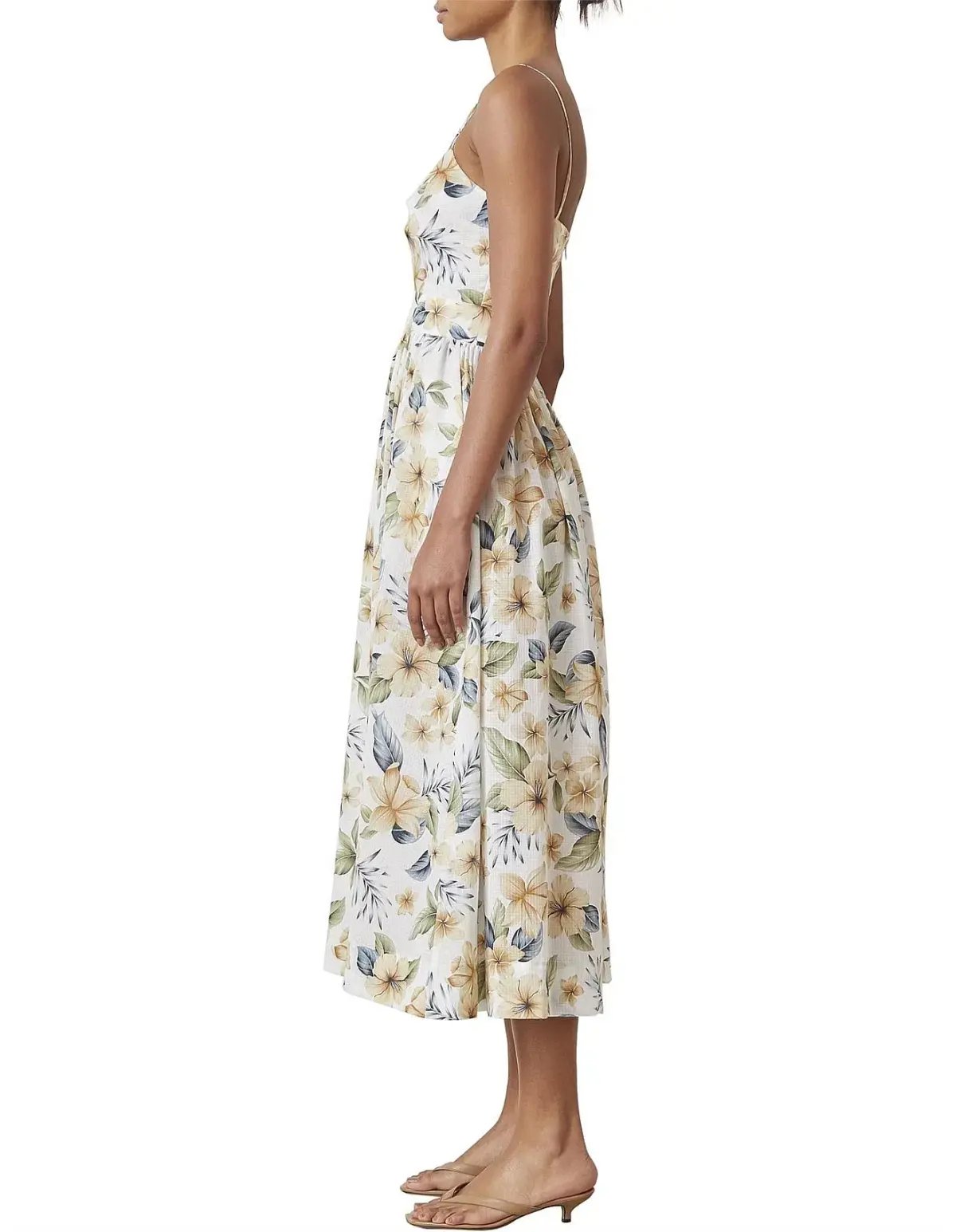 Bec & Bridge Fleurette Midi Dress Floral Size 12 photo 3
