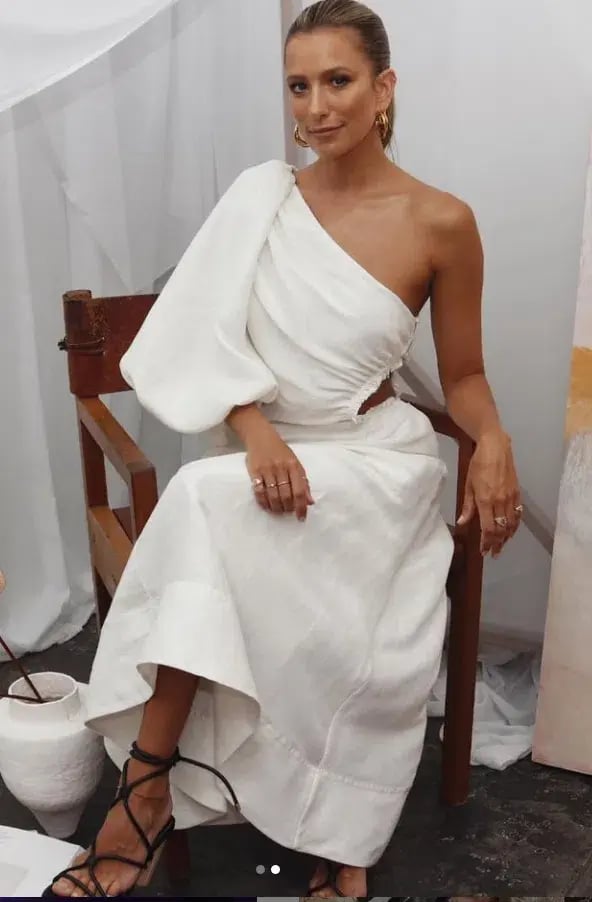 Aje Concept Dress White Size 10 photo 3