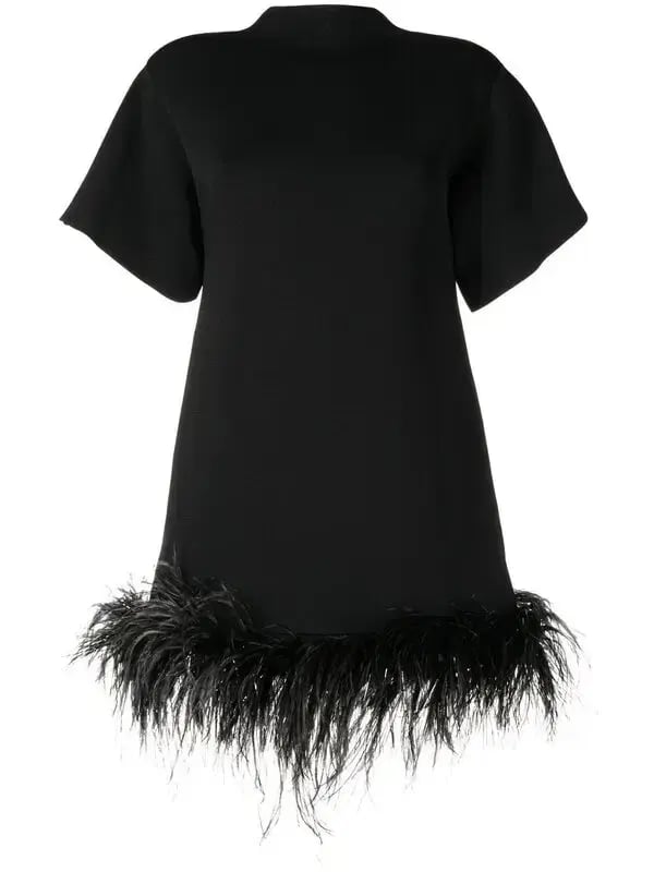 Rachel Gilbert Rita Mini Dress Black Size 8 photo 2