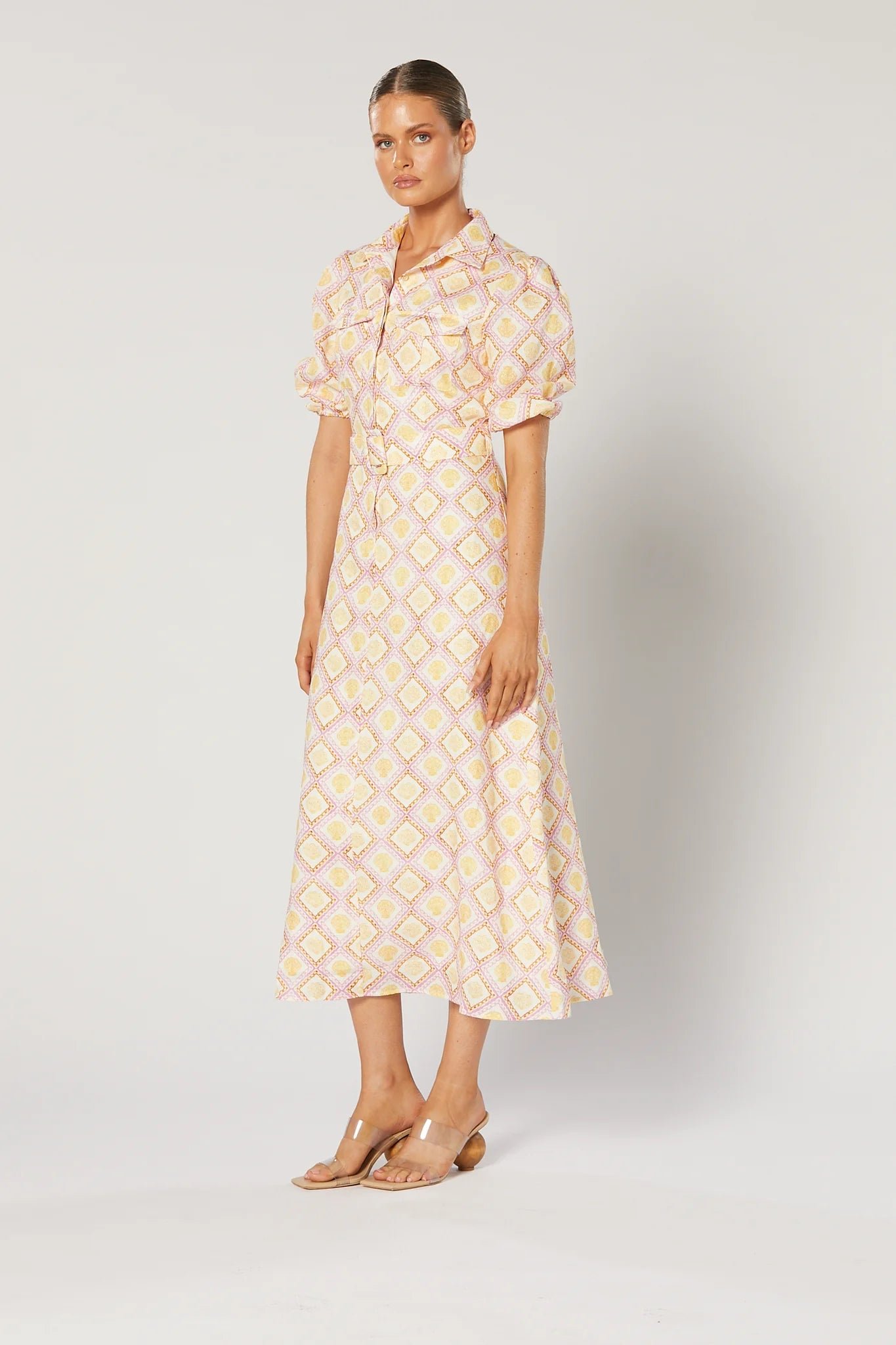 WINONA ATLANTIS MIDI DRESS - GEO PRINT photo 3