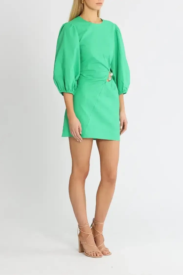Suboo Elodie Mini Dress Green Size 10 photo 2
