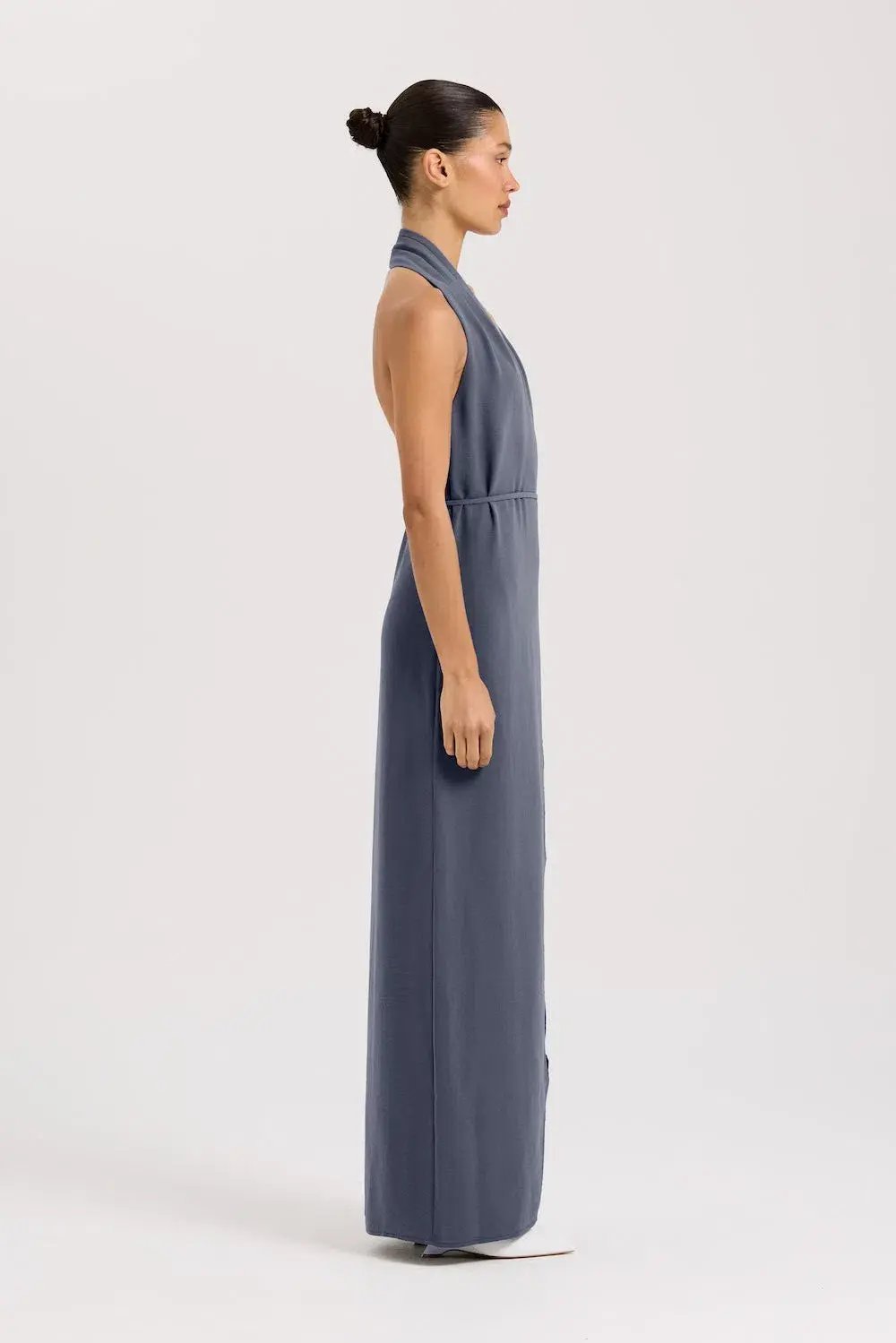 Henne Vida Slate Dress Maxi Size AU 8 photo 3
