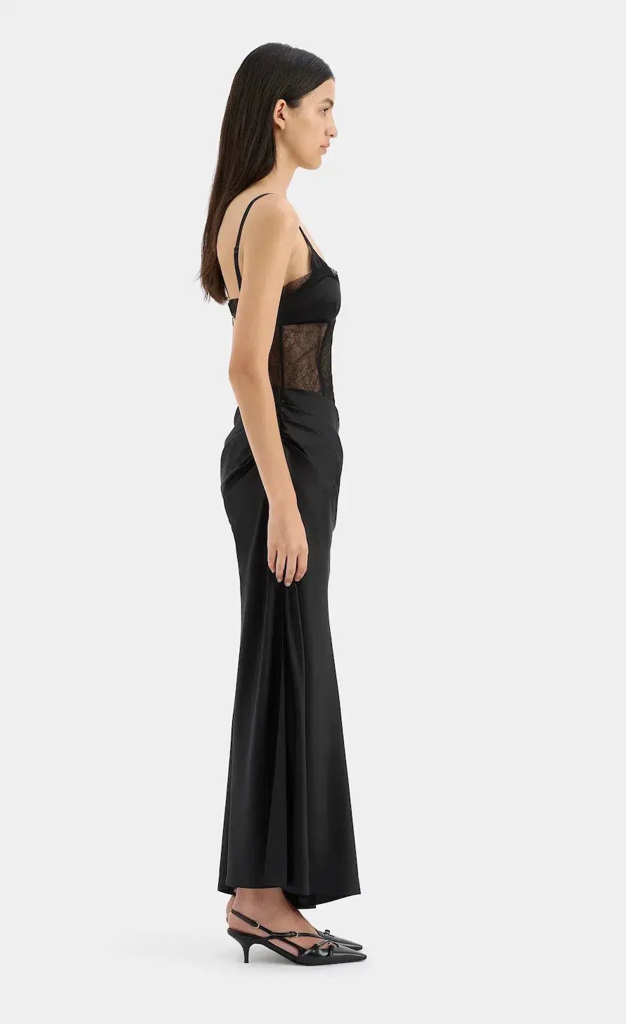 Sir the Label Dunya Draped Gown Black Size AU 8 photo 2