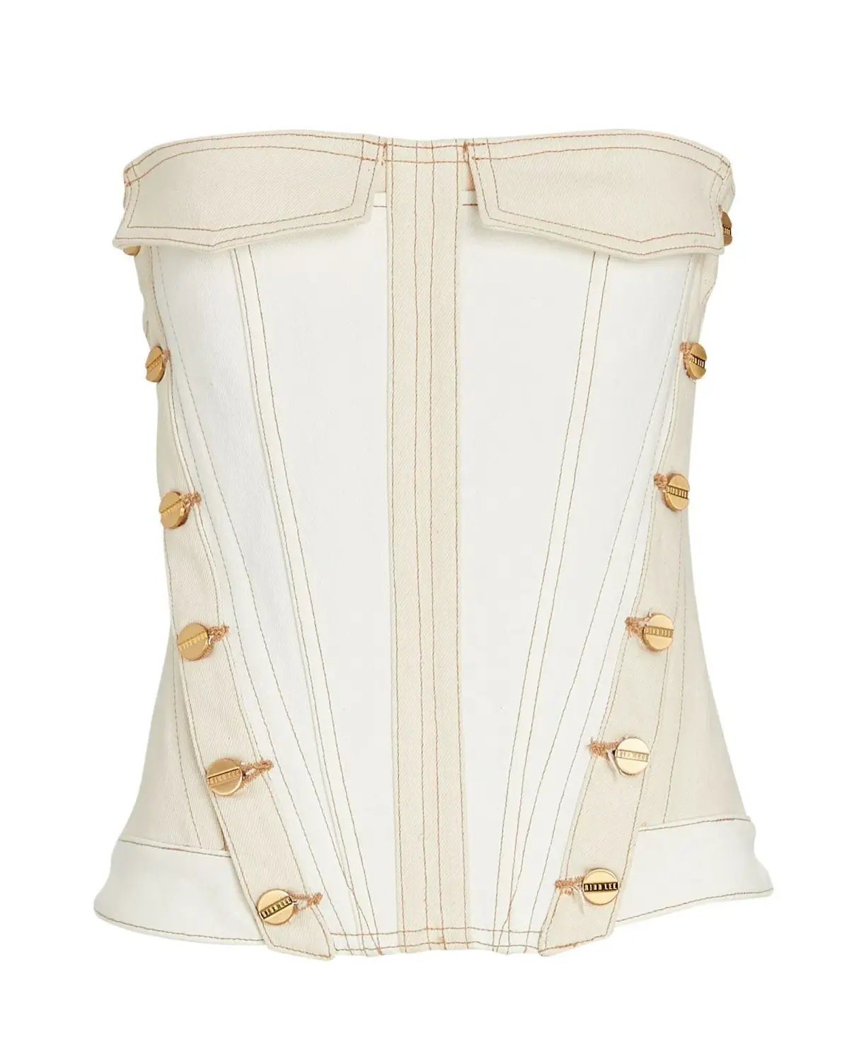 Dion Lee Denim Inverse Utility Corset Size AU 8 photo 4