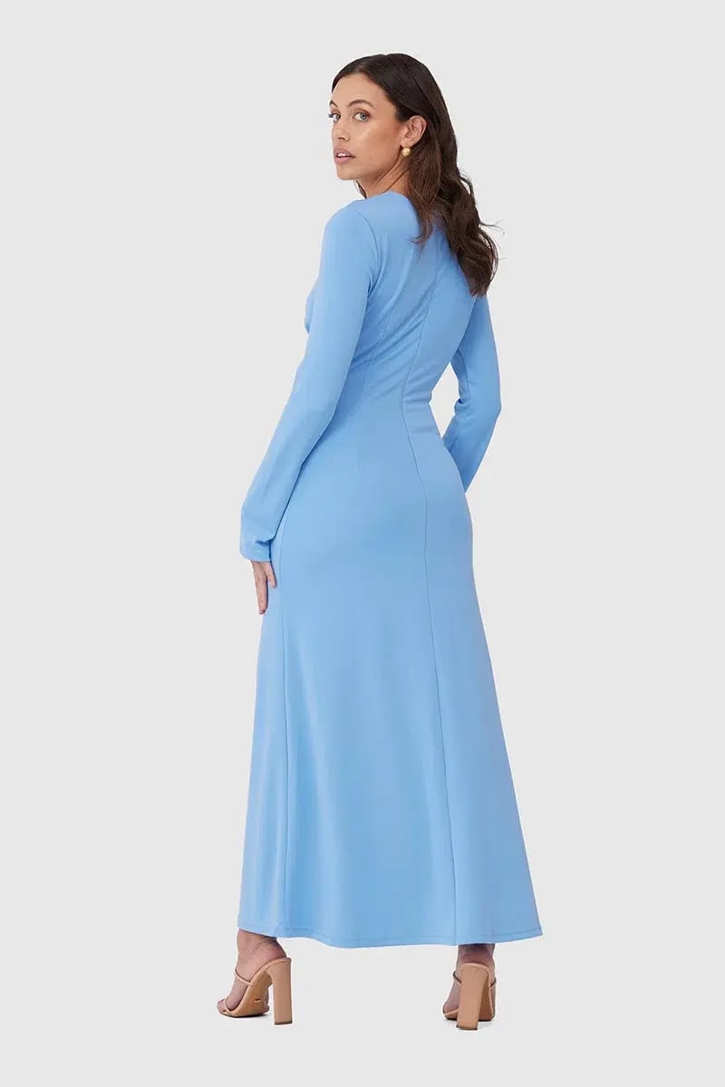 C/MEO Collective Bad Habits Blue Dress Blue Size S/Au 8 photo 4