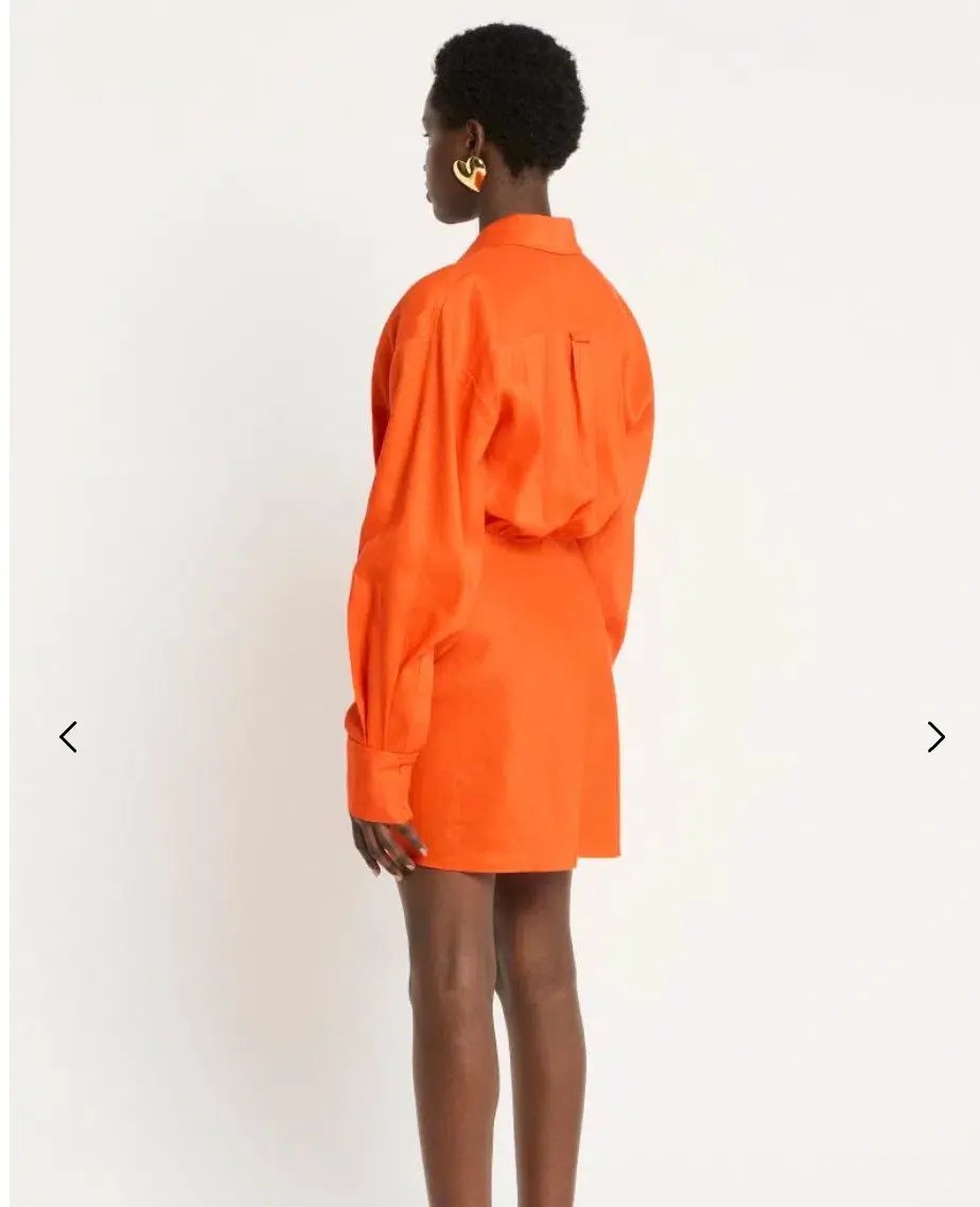 Sass and Bide Club Nocturno Mini Dress Blood Orange Size 12 photo 3