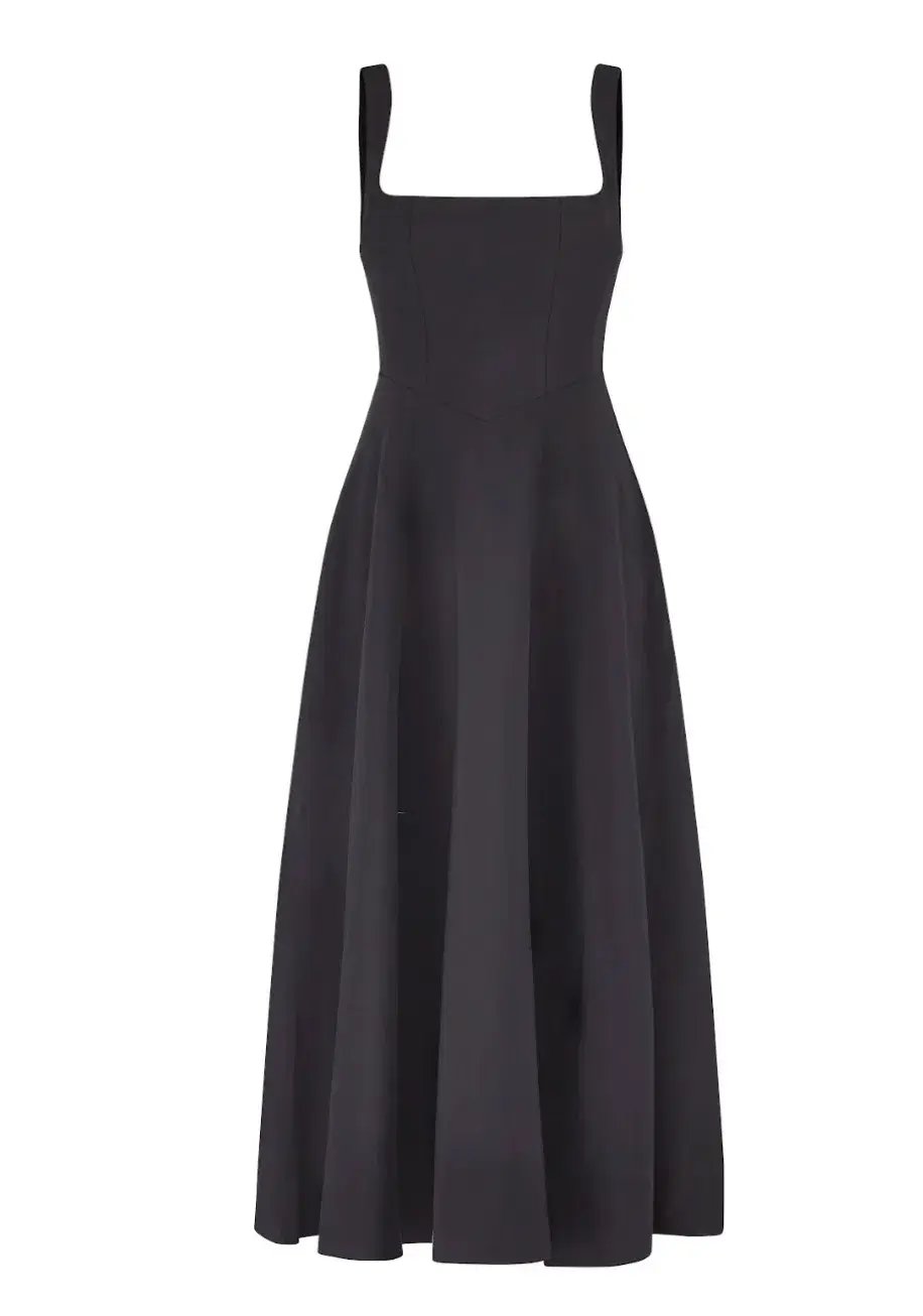Odd Muse The Ultimate Muse High Waist Square Neck Midi Dress Black Size 10 photo 6