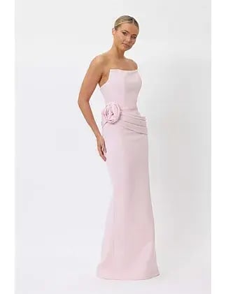 Bianca Bridgett ILLIYANA MAXI DRESS Pink Size 12 photo 2