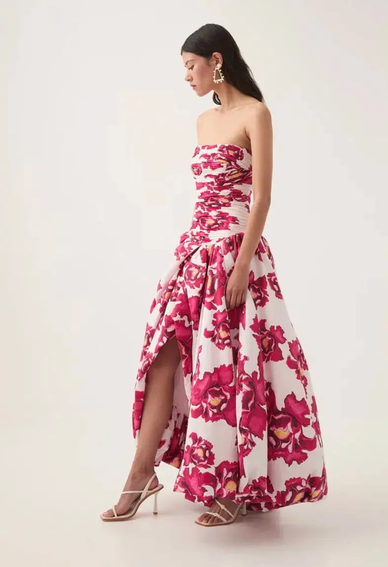 Aje Behold Maxi Dress Boldly Blooming Size 6 photo 4