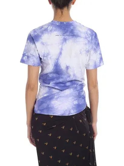 Paco Rabanne Stretch Jersey Wrap Skirt & Lose Yourself Tie Dye Shirt Set Print Size 8 photo 4