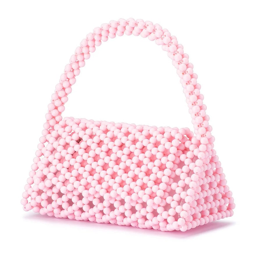 Olga Berg Amrita Beaded Clutch - Pink photo 2