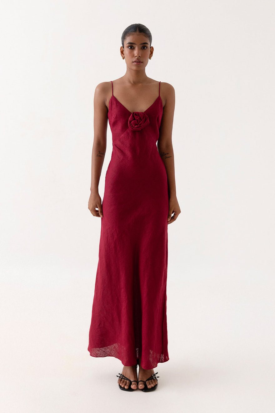 Summer Away Caprera Dress - Sangria photo 2