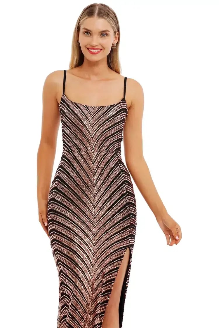 Nookie Zahara Gown Sequin Size 8 photo 3