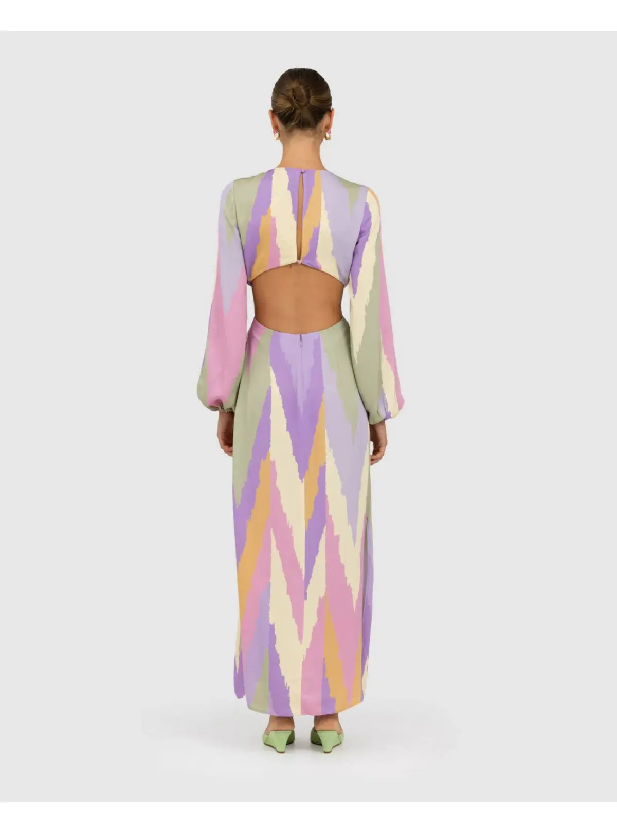The Wolf Gang Marrakesh Cut Out Maxi Dress Multi Size AU 8 photo 4