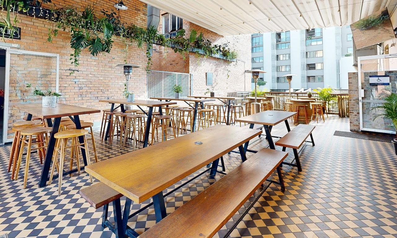 The Upstairs Courtyard at Pig ‘N’ Whistle - Brunswick Street photo 3