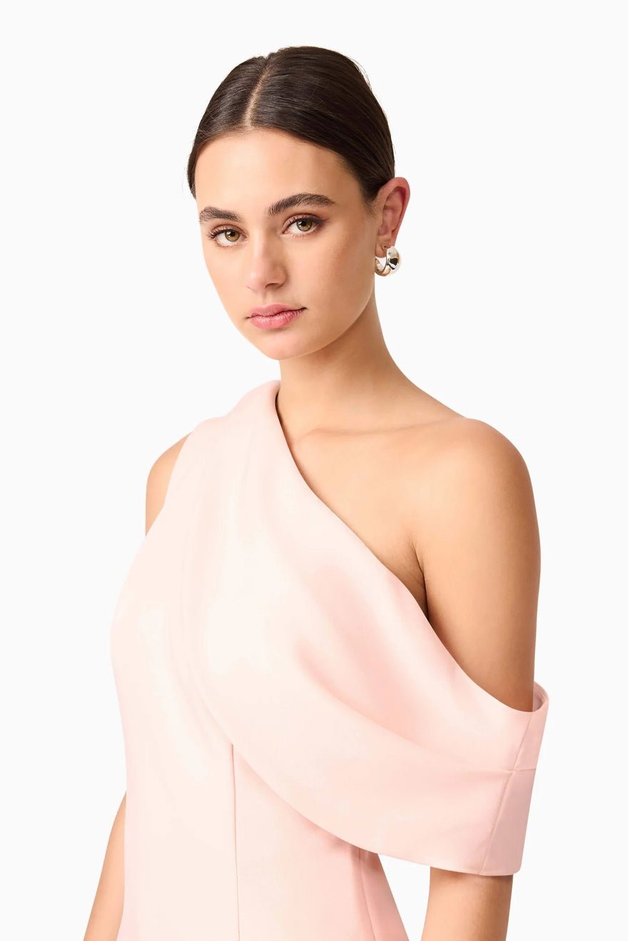 Elliatt Ava Asymmetrical Dress - Soft Pink photo 3