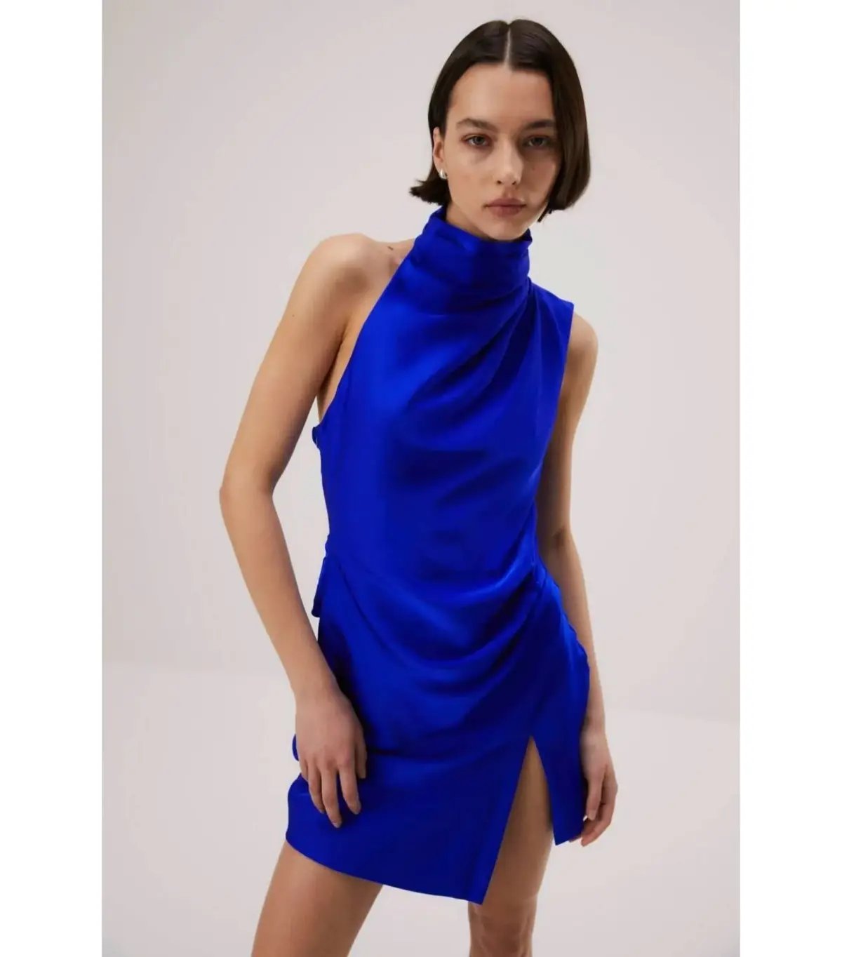 Misha Hope Mini Dress Electric Blue Size 8 photo 2