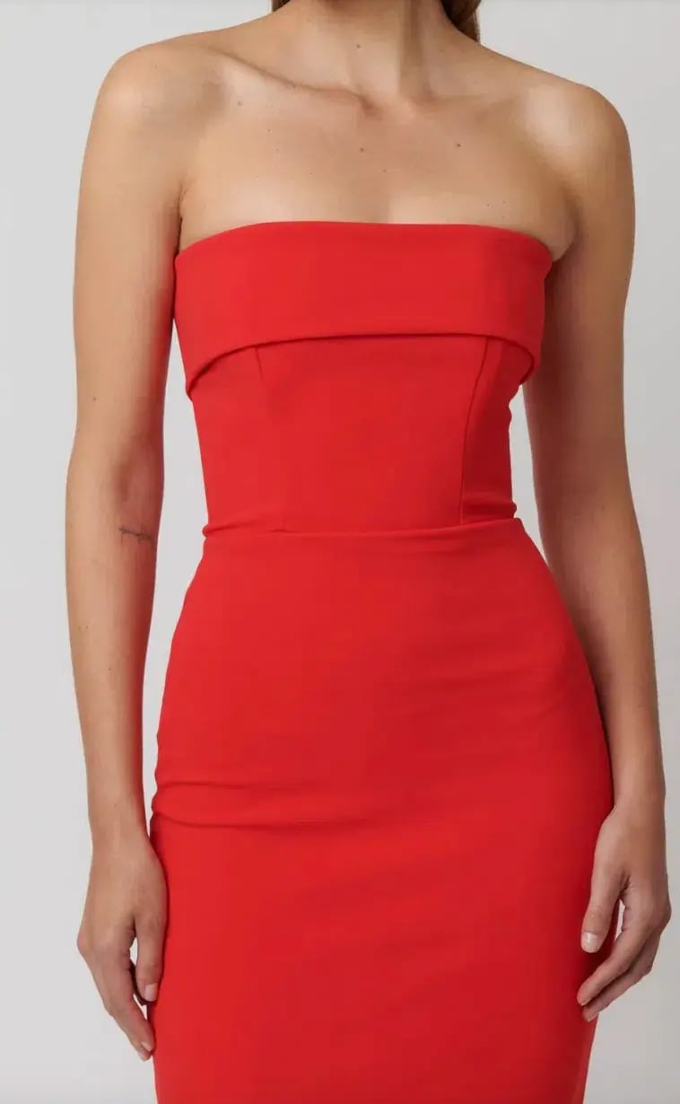 Effie Kats Monroe Gown Cherry Size 10 photo 2