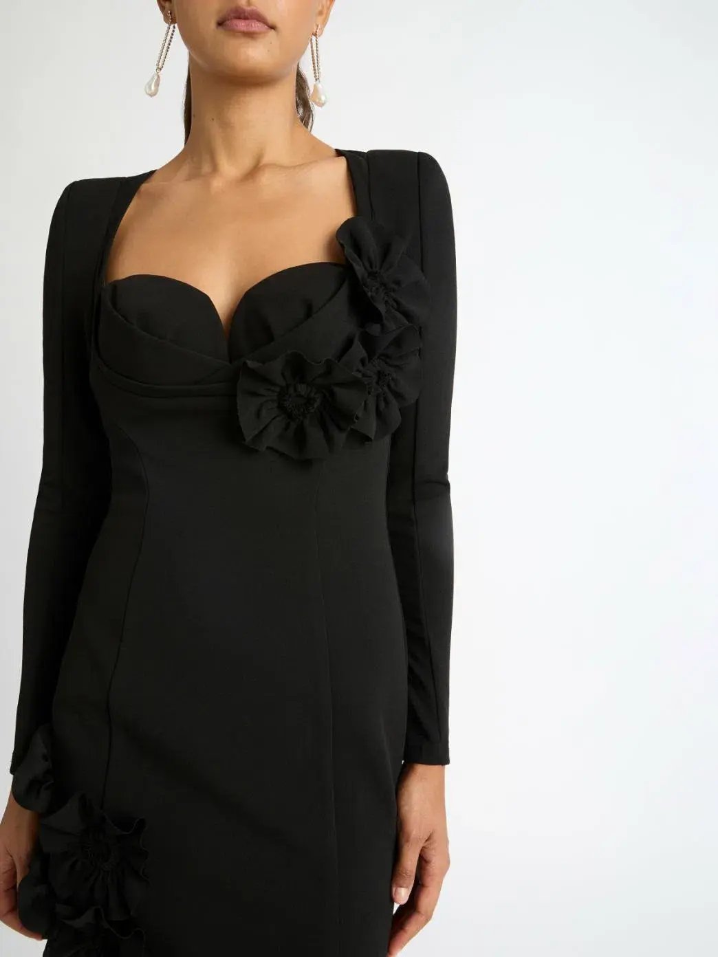 Sheike Vienna Mini Dress Black Size 10 photo 2
