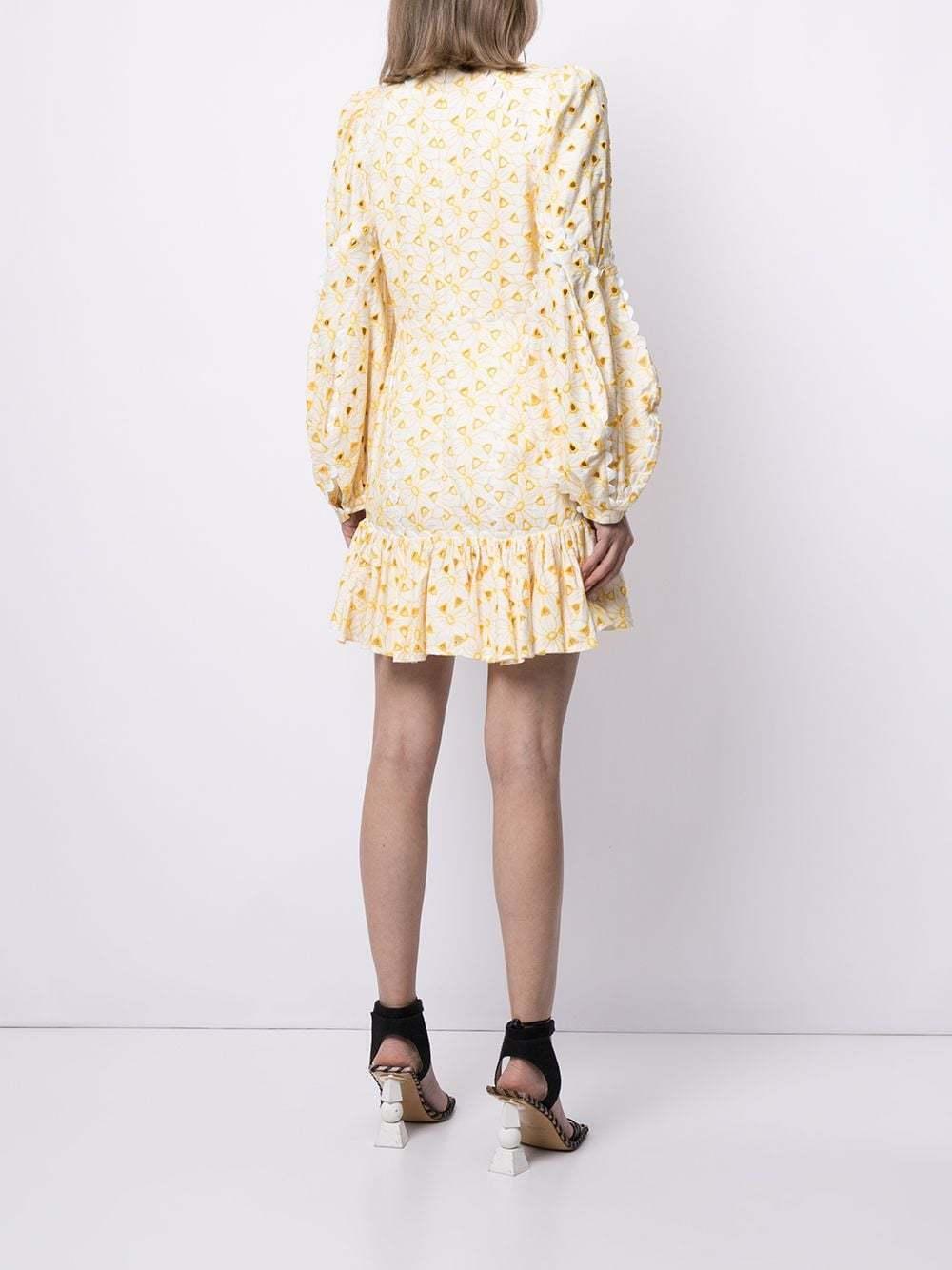 Acler Walker Mini Dress Print Size 8 photo 3