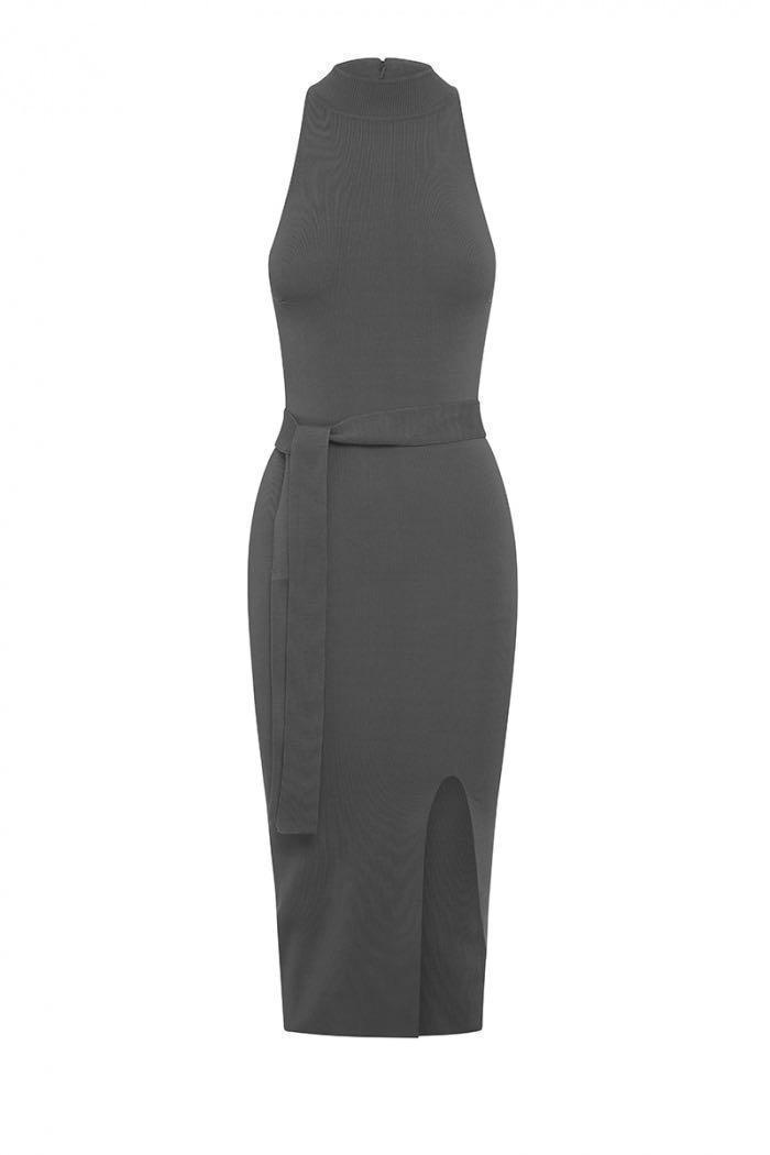 Jetset Knit Slate Dress size 10 photo 3