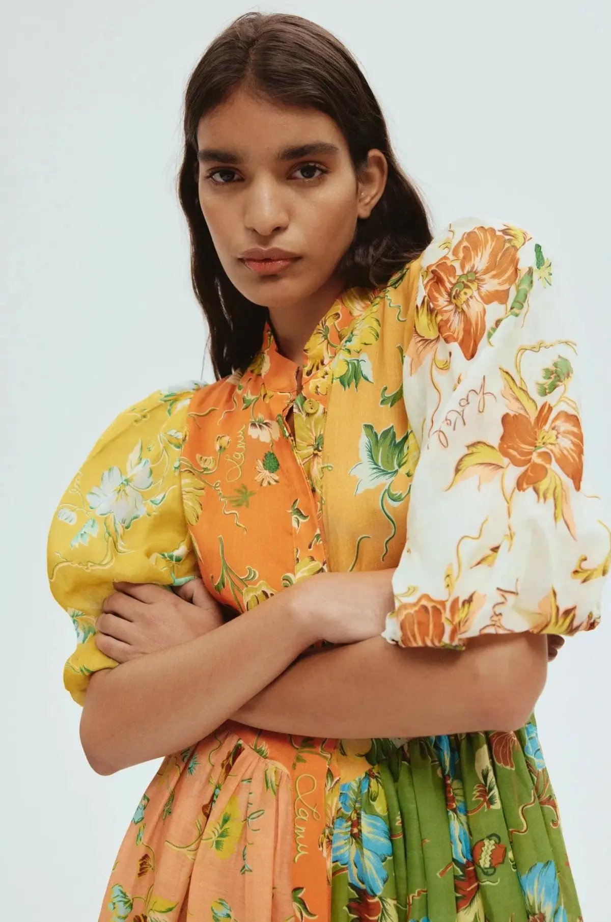 Alemais Hotel Lamu Spliced Shirtdress Floral Size 4 AU/UK (0 US) photo 4