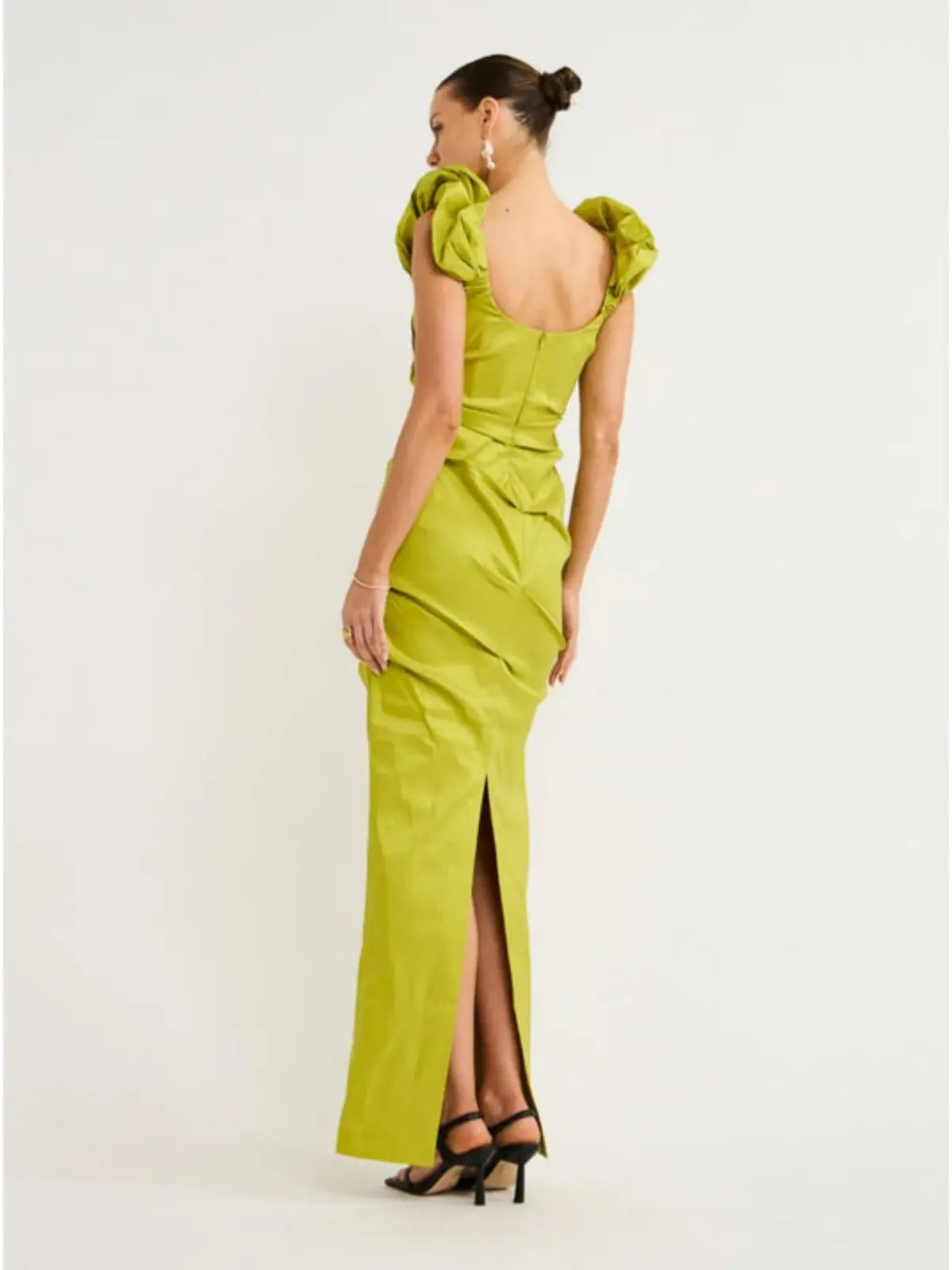 Rachel Gilbert Kalina Gown in Green Size AU 8 photo 4