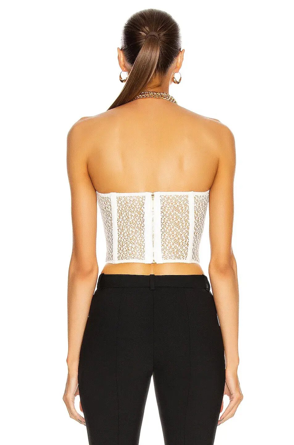 Dion Lee Lace Pocket Corset Ivory Size 10 photo 2
